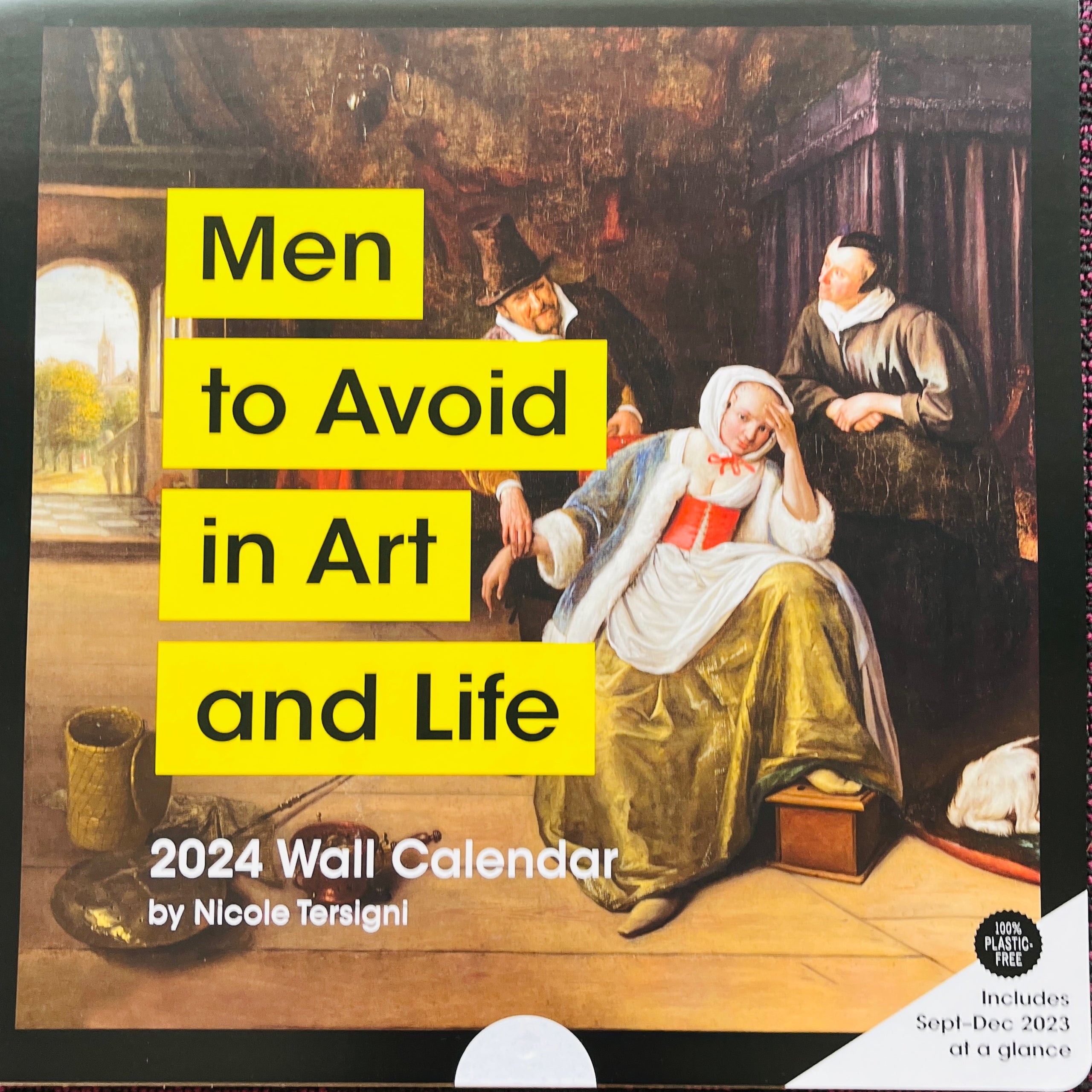 Men to Avoid in Art and Life 2024 Wall Calendar Manic Snail